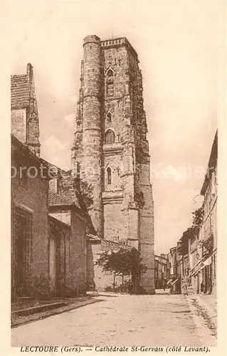 AK / Ansichtskarte Lectoure Cathedrale St Gervais  Lectoure