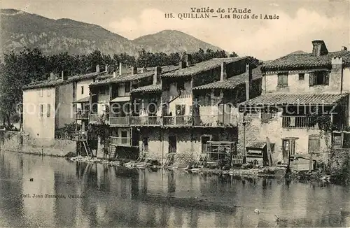 AK / Ansichtskarte Quillan Les Bords de l Aude Quillan