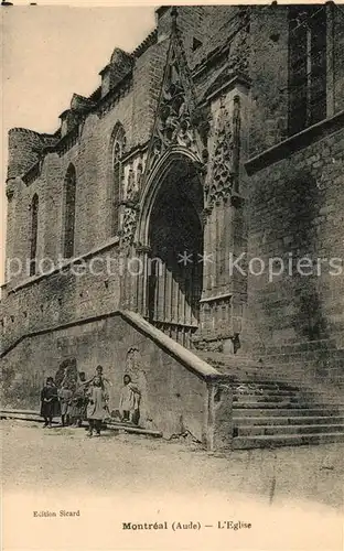 AK / Ansichtskarte Montreal_Aude Eglise Montreal Aude