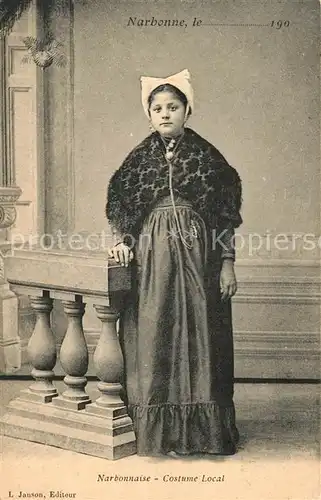 AK / Ansichtskarte Narbonne_Aude Narbonnaise Costume local Narbonne Aude