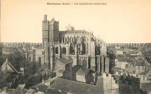 AK / Ansichtskarte Narbonne_Aude La Cathedrale Saint Just Narbonne Aude