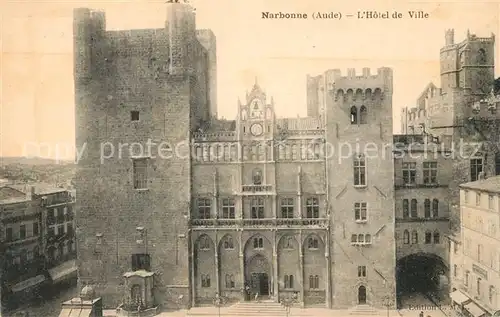 AK / Ansichtskarte Narbonne_Aude Hotel de Ville Narbonne Aude