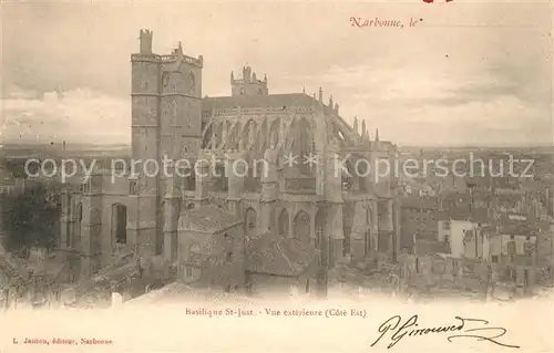 AK / Ansichtskarte Narbonne_Aude Basilique St Just Vue exterieure Narbonne Aude