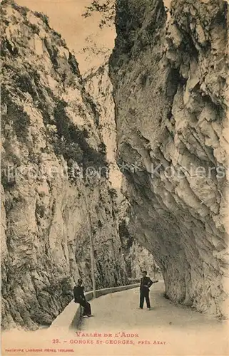 AK / Ansichtskarte Vallee_de_l_Aude Gorges St Gorges pres Azat 