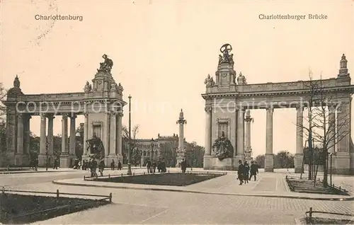 AK / Ansichtskarte Charlottenburg Charlottenburger Bruecke Charlottenburg