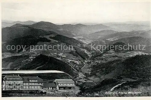 AK / Ansichtskarte Belchen_Baden Hotel Belchenhaus Kleines Wiesental Belchen_Baden