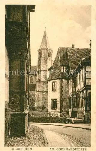AK / Ansichtskarte Hildesheim Godehardiplatz Hildesheim