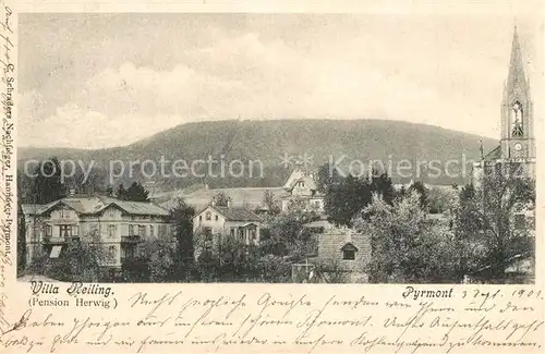 AK / Ansichtskarte Pyrmont_Bad Villa Reiling Pyrmont_Bad