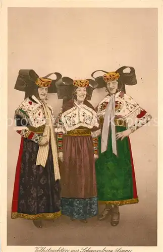 AK / Ansichtskarte Bueckeburg Volkstrachten Schaumburg Lippe Bueckeburg