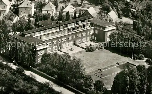 AK / Ansichtskarte Pyrmont_Bad Kurheim AOK Berlin Fliegeraufnahme Pyrmont_Bad