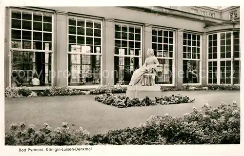 AK / Ansichtskarte Pyrmont_Bad Koenigin Luisen Denkmal Pyrmont_Bad