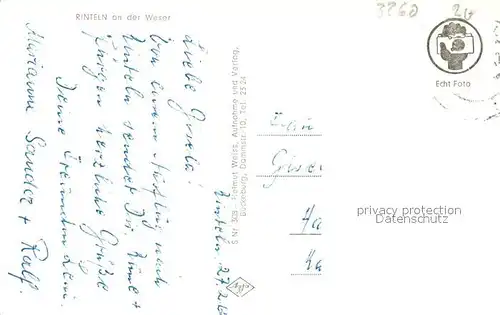 AK / Ansichtskarte Rinteln Marktplatz Fachwerkhaeuser Rinteln