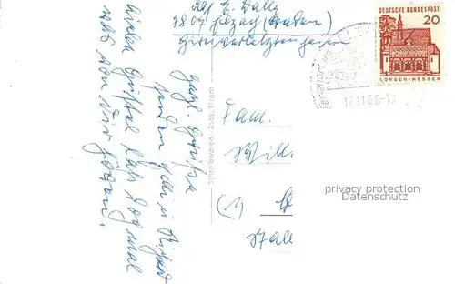 AK / Ansichtskarte Elzach Kirchenpartie Elzach