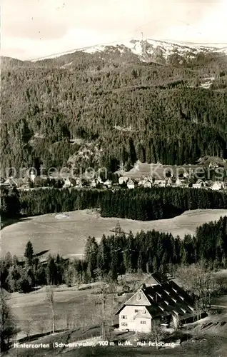 AK / Ansichtskarte Hinterzarten mit Feldberg Hinterzarten