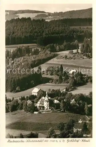 AK / Ansichtskarte Hinterzarten Fliegeraufnahme Birklehof Schule Hinterzarten