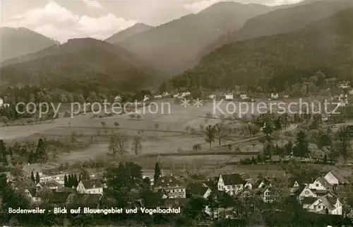 AK / Ansichtskarte Badenweiler Blauen Vogelbachtal Badenweiler