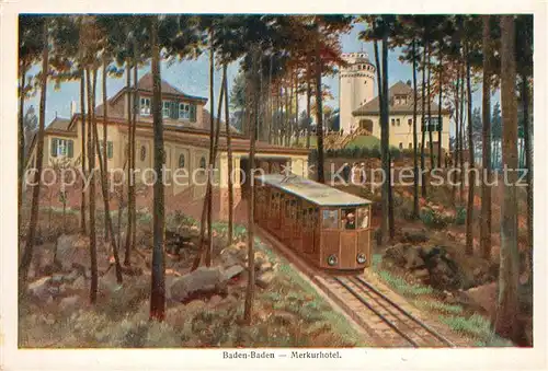 AK / Ansichtskarte Hoffmann_Heinrich Baden Baden Merkurhotel  Hoffmann Heinrich