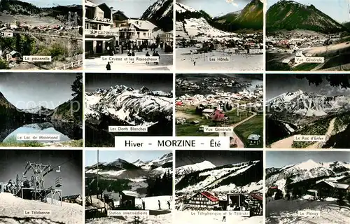 AK / Ansichtskarte Morzine en hiver et en ete Morzine