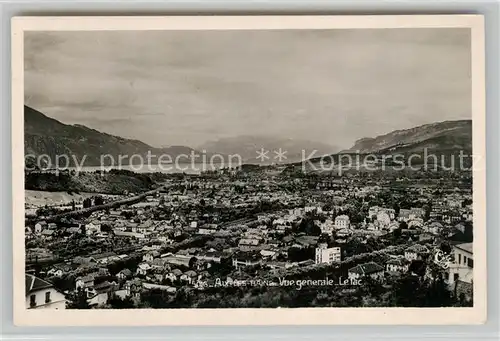 AK / Ansichtskarte Aix les Bains Vue generale Lac du Bourget Alpes Aix les Bains