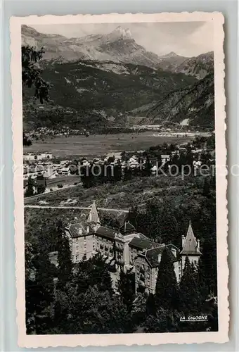 AK / Ansichtskarte Le_Fayet Hotel de Savoie et Chaine des Fiz Massif du Giffre Alpes Le_Fayet