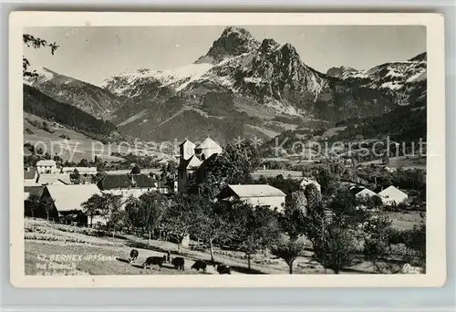 AK / Ansichtskarte Bernex_Haute Savoie Vue panoramique Dent d Oche Alpes Bernex Haute Savoie