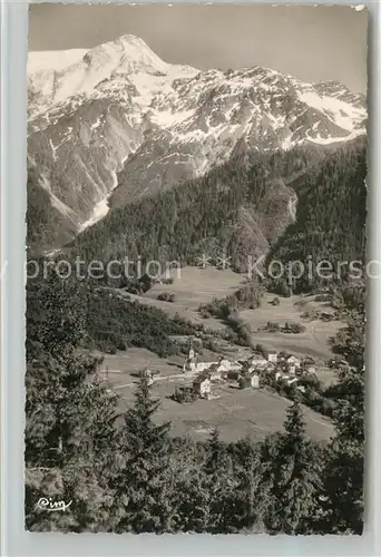 AK / Ansichtskarte Les_Houches Panorama Aiguille du Gouter Alpes Francaises Les_Houches