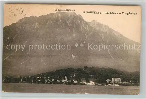 AK / Ansichtskarte Bouveret_VS Lac Leman et Mont Gramont Alpes Bouveret VS