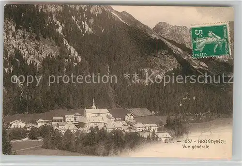 AK / Ansichtskarte Abondance Vue generale Alpes Abondance