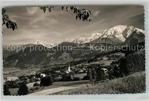 AK / Ansichtskarte Combloux Panorama Mont Blanc Alpes Francaises Combloux