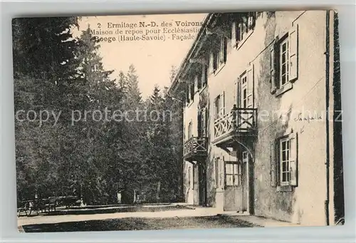 AK / Ansichtskarte Boege Ermitage Notre Dame des Voirons Maison de repos Boege