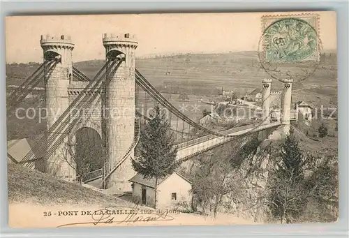 AK / Ansichtskarte Annecy_Haute Savoie Pont de la Caille Annecy Haute Savoie