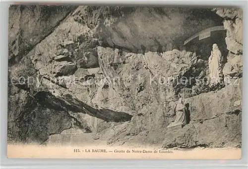 AK / Ansichtskarte La_Baume Grotte de Notre Dame de Lourdes La_Baume