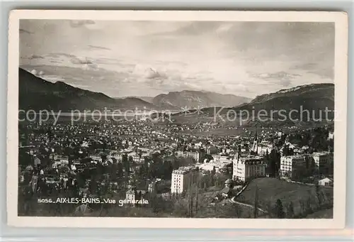 AK / Ansichtskarte Aix les Bains Panorama Lac du Bourget Alpes Aix les Bains