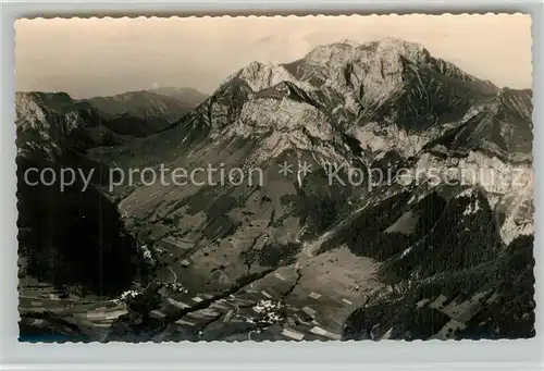 AK / Ansichtskarte Montmin Massif de la Tournette Alpes vue aerienne Montmin