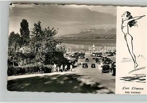 AK / Ansichtskarte Excenevex La Plage Lac Leman Excenevex