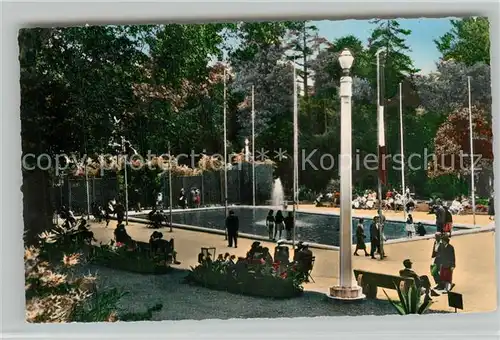 AK / Ansichtskarte Aix les Bains Parc et le bassin Aix les Bains