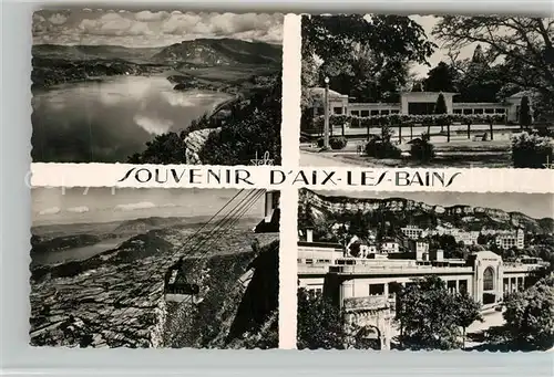 AK / Ansichtskarte Aix les Bains Bout du Lac Parc Teleferique Etablissement Thermal Aix les Bains