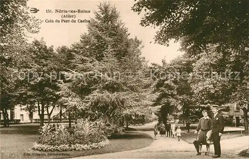 AK / Ansichtskarte Neris les Bains Coin du Parc du Casino Neris les Bains