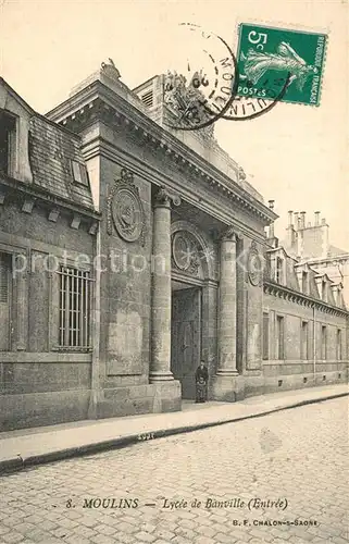 AK / Ansichtskarte Moulins_Allier Lycee de Banville Moulins Allier
