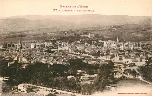 AK / Ansichtskarte Limoux Vue generale Limoux