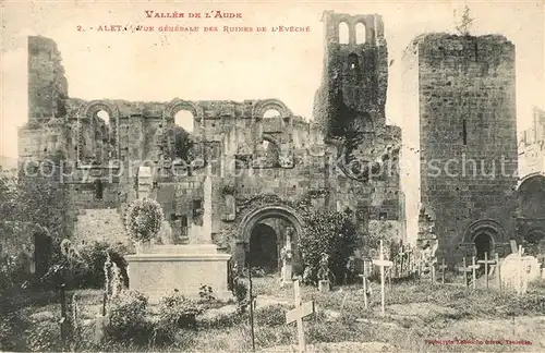 AK / Ansichtskarte Alet les Bains Vue generale des Ruines de l Eveche Alet les Bains