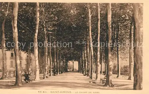 AK / Ansichtskarte Saint Girons_Ariege Le Champ de Mars Saint Girons Ariege