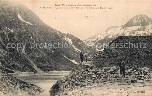 AK / Ansichtskarte Orlu_Ariege Un coin du Lac de Naguilles Orlu Ariege
