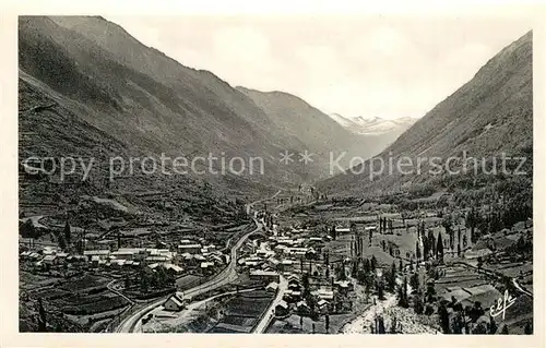 AK / Ansichtskarte Merens les Vals Le Village et le Defile de la Ligne du Transpyreneen Merens les Vals