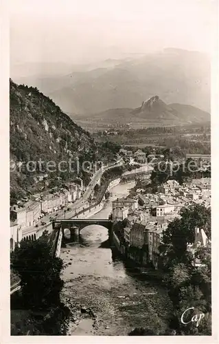 AK / Ansichtskarte Foix Vallee de lAriege vue du Rocher St Sauveur Foix