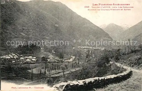 AK / Ansichtskarte Les_Cabannes_Ariege Hameau de Chatel Verdun et Aston Les_Cabannes_Ariege