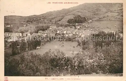 AK / Ansichtskarte Castillon en Couserans Vue generale Castillon en Couserans