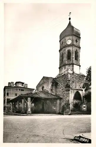 AK / Ansichtskarte Le_Mas d_Azil Eglise et le Porche Le_Mas d_Azil