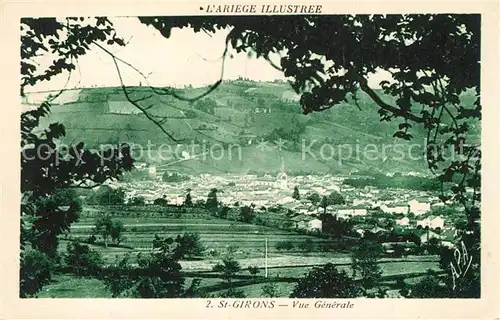 AK / Ansichtskarte Saint Girons_Ariege Vue generale Saint Girons Ariege