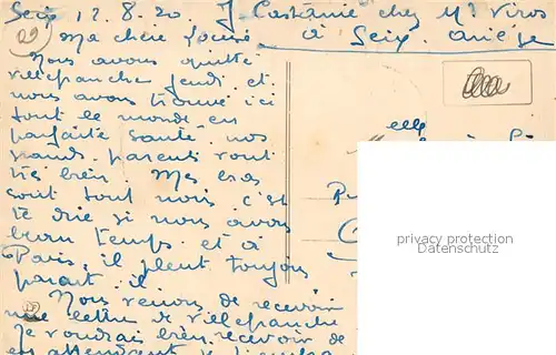 AK / Ansichtskarte Seix Vue prise de lAvenue d Oust Seix